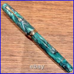 Leonardo Moment Magico Jonathan Brooks Teal Fountain Pen Limited 100 New Rare EF