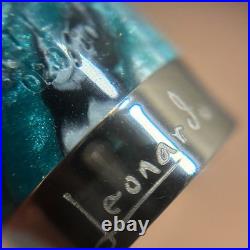 Leonardo Moment Magico Jonathan Brooks Teal Fountain Pen Limited 100 New Rare EF