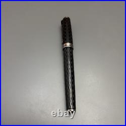 Levenger Aero-D Carbon Fiber Fountain Pen In Box Rare Retired Brand New READ