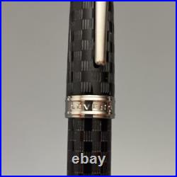 Levenger Aero-D Carbon Fiber Fountain Pen In Box Rare Retired Brand New READ