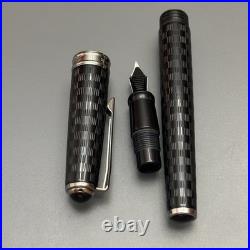 Levenger Aero-D Carbon Fiber Fountain Pen In Box Rare Retired Brand New READ