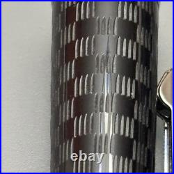 Levenger Aero-D Carbon Fiber Fountain Pen In Box Rare Retired Brand New READ