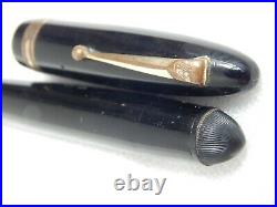 Lot# 39a. Rare Vintage Mabie Todd Swan 2060 Fountain Pen. Works. Huge Flex Nib