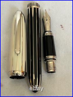 Louis Cartier Backgammon LE of 1847, Fountain Pen 18K M Nib-Rare Louis Cartier Backgammon LE of 1847, Fountain Pen 18K M Nib-Rare