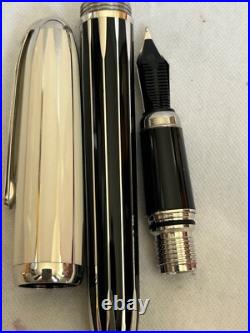 Louis Cartier Backgammon LE of 1847, Fountain Pen 18K M Nib-Rare Louis Cartier Backgammon LE of 1847, Fountain Pen 18K M Nib-Rare