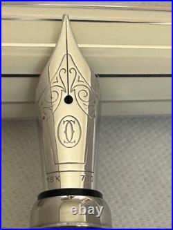 Louis Cartier Backgammon LE of 1847, Fountain Pen 18K M Nib-Rare Louis Cartier Backgammon LE of 1847, Fountain Pen 18K M Nib-Rare