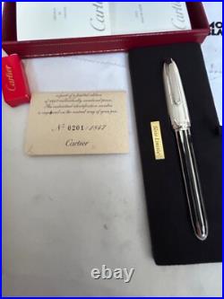 Louis Cartier Backgammon LE of 1847, Fountain Pen 18K M Nib-Rare Louis Cartier Backgammon LE of 1847, Fountain Pen 18K M Nib-Rare