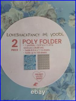 LoveShackFancy x Yoobi School Supplies Lot Rare Scissors Pouch Folders Pens