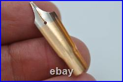 Lovely Rare Vintage Onoto Magna No7 Spare Fountain Pen Nib 14ct Gold Broad Tip