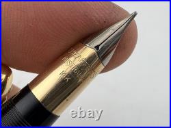 Lovely Rare Vintage Sheaffer Snorkel Fountain Pen Gold Plated English 14ct Nib