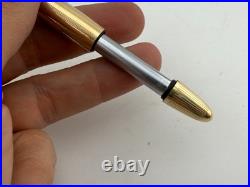 Lovely Rare Vintage Sheaffer Snorkel Fountain Pen Gold Plated English 14ct Nib