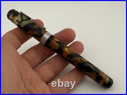 Lovely Rare Vintage Waterman's Patrician Nacre Pattern Fountain Pen 14ct Nib