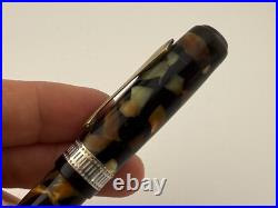 Lovely Rare Vintage Waterman's Patrician Nacre Pattern Fountain Pen 14ct Nib