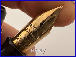 Lovely Rare Vintage Waterman's Patrician Nacre Pattern Fountain Pen 14ct Nib