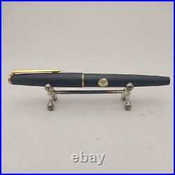 MONTBLANC 220 Matte Brushed Fountain Pen 14k EF Nib Vintage Excellent RARE