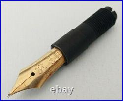 MONTBLANC 334 Nib Section 14k Flex Spare Part Fountain Pen Vintage Rare
