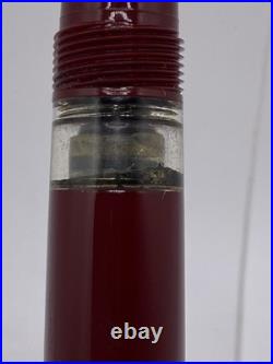MONTBLANC 344 BURGANDY FOUNTAIN PEN RARE UNUSED MED 14kt 585 NIB Circa 1950s