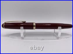 MONTBLANC 344 BURGANDY FOUNTAIN PEN RARE UNUSED MED 14kt 585 NIB Circa 1950s
