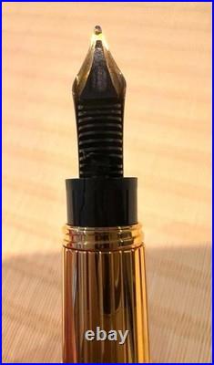 MONTBLANC Fountain Pen Coral Mozart 18K Nib F 3.0in Rare Discontinued