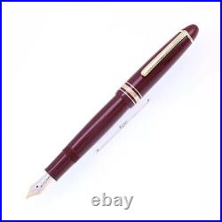 MONTBLANC Fountain Pen Meisterstuck 145 Bordeaux 14K M Nib New Rare pen NOS