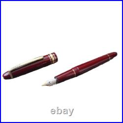 MONTBLANC Fountain Pen Meisterstuck. 145. Bordeaux 14K M Nib New. Rare pen NOS