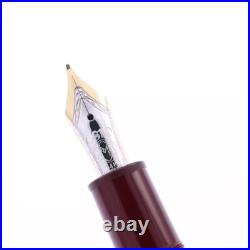 MONTBLANC Fountain Pen Meisterstuck 145 Bordeaux 14K M Nib New Rare pen NOS