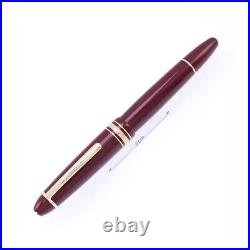 MONTBLANC Fountain Pen Meisterstuck 145 Bordeaux 14K M Nib New Rare pen NOS