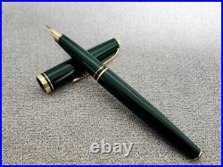 MONTBLANC Fountain Pen Moss Green Nib 585 rare used