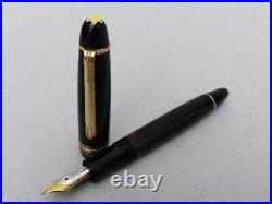 MONTBLANC MEISTERSTUCK 144 Fountain pen 14k Flex Nib Vintage Rare in Case