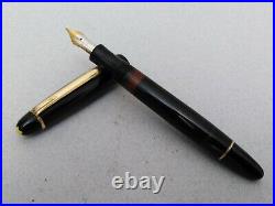 MONTBLANC MEISTERSTUCK 144 Fountain pen 14k Flex Nib Vintage Rare in Case