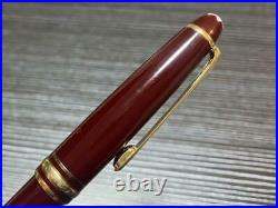 MONTBLANC Meisterstuck Fountain Pen 144 Bordeaux Classique 14K Gold Nib F Rare