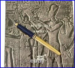 MONTBLANC Ramses II N 144 Lapis Lazuli Fountain Pen 1995 New Complete