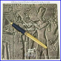 MONTBLANC Ramses II N 144 Lapis Lazuli Fountain Pen 1995 New Complete