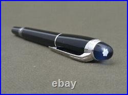 MONTBLANC Starwalker Precious Black Resin Fountain pen Au585 /14k Nib Rare