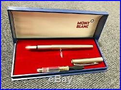 MONTBLANC nobless Nib gold 14K/EF Vintage rare fountain pen Converter included