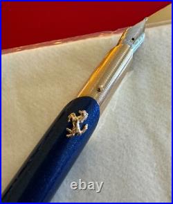 MONTEGRAPPA FERRARI FOUNTAIN PEN SOLID 18K GOLD 50th Anniversary in USA RARE
