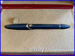 MONTEGRAPPA FERRARI FOUNTAIN PEN SOLID 18K GOLD 50th Anniversary in USA RARE