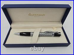 MONTEVERDE Jewelery Silver scale Twisted Ballpoint Pen With Box Manual Rare Cert