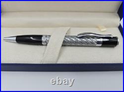 MONTEVERDE Jewelery Silver scale Twisted Ballpoint Pen With Box Manual Rare Cert