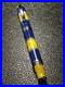 MONTEVERDE_U_S_A_RARE_1990_s_AMBER_AND_BLUE_VINTAGE_FOUNTAIN_PEN_MEDIUM_NIB_01_nqm