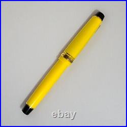 Maruzen 130th Anniversary 14K Fountain Pen Lemon Yellow F Nib 1999 Rare
