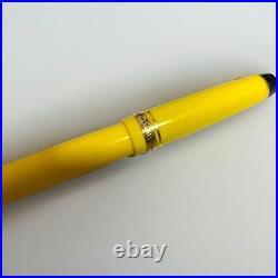 Maruzen 130th Anniversary 14K Fountain Pen Lemon Yellow F Nib 1999 Rare