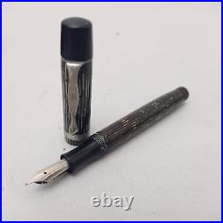 Matador Express 814 Celulloid Piston Fountain Pen SS F Nib Vintage 40s RARE