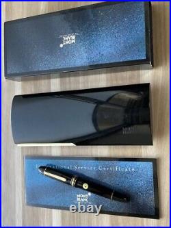 Mint Very Rare Montblanc Meisterstuck 149 14C585 Fountain Pen B Nib withBox