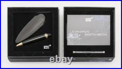 Mont Blanc Leonardo Sketch Pen Full Set NEW! A Rare Find Undated Warranty Card