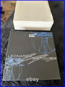 Mont Blanc Leonardo Sketch Pen Full Set NEW! A Rare Find Undated Warranty Card