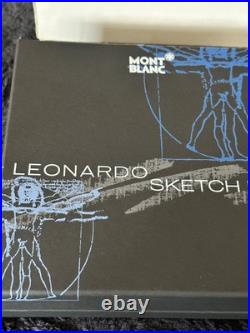 Mont Blanc Leonardo Sketch Pen Full Set NEW! A Rare Find Undated Warranty Card