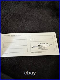 Mont Blanc Leonardo Sketch Pen Full Set NEW! A Rare Find Undated Warranty Card