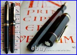 Montblanc 134 Celluloid 1st Issue Fountain Pen 1937. 14C 225 Kugel F Nib. V RARE