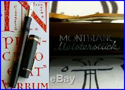 Montblanc 136 BHR & Celluloid Fountain Pen 1936. 14C 235 F/M Full Flex Nib. RARE